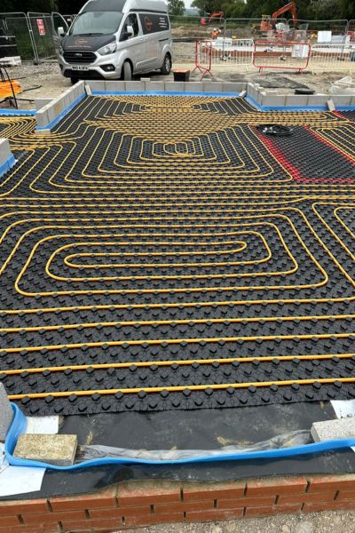 CAD Drawing Underfloor Heating Systems
