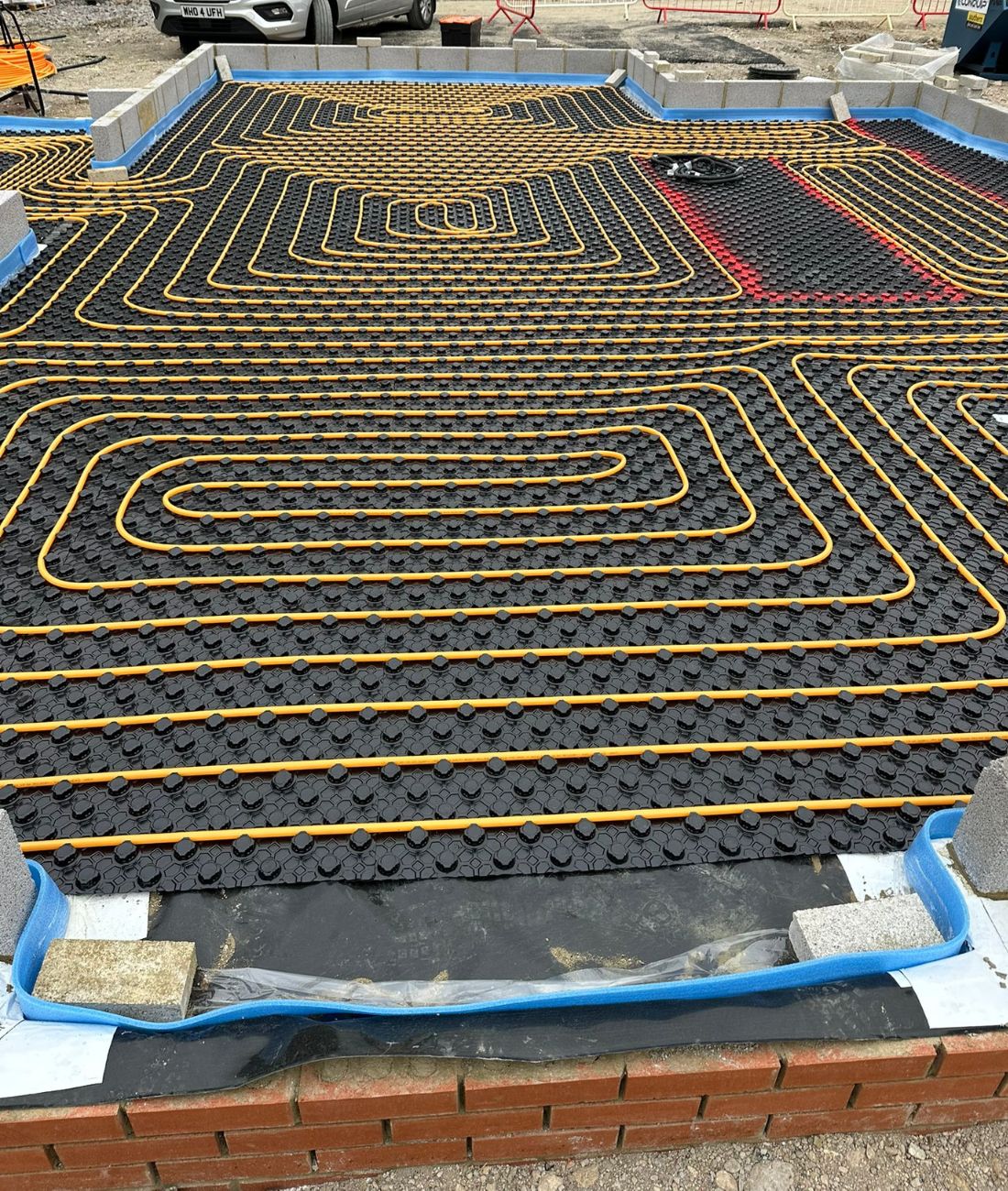 CAD Drawing Underfloor Heating Systems